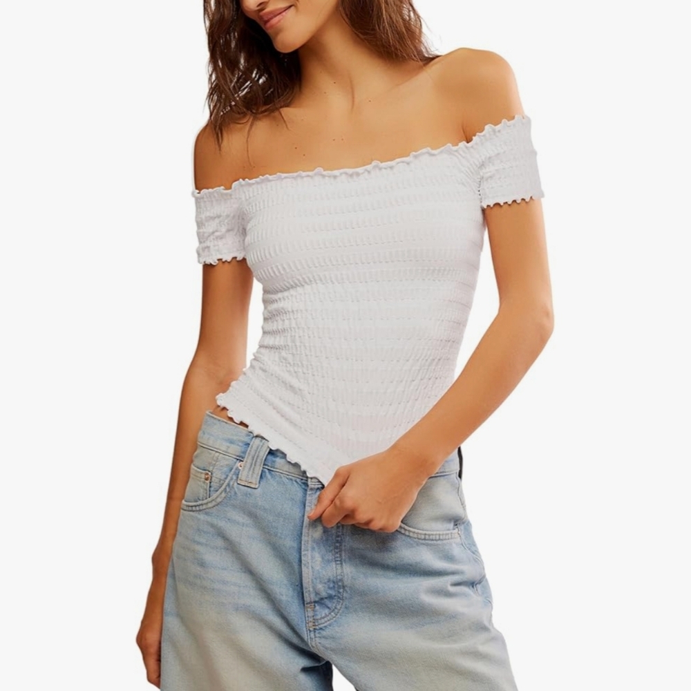 ✨ Bundle (2) ✨ Free People Pucker Up Seamless Tees